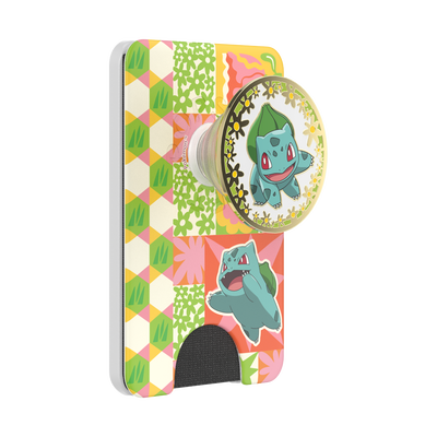 Bulbasaur Patchwork — MagSafe PopWallet+